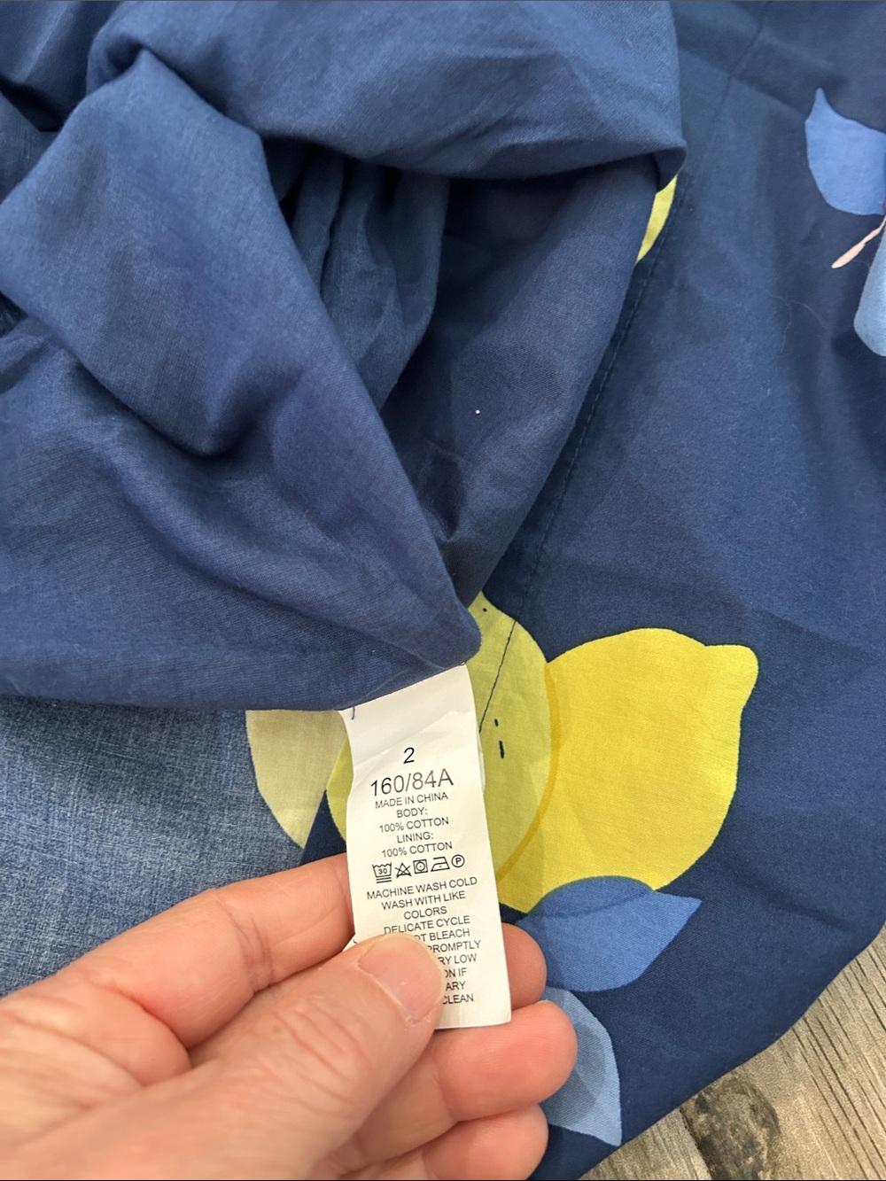 kate spade Navy Dress with Yellow Lemon Print - Picture 7 of 7
